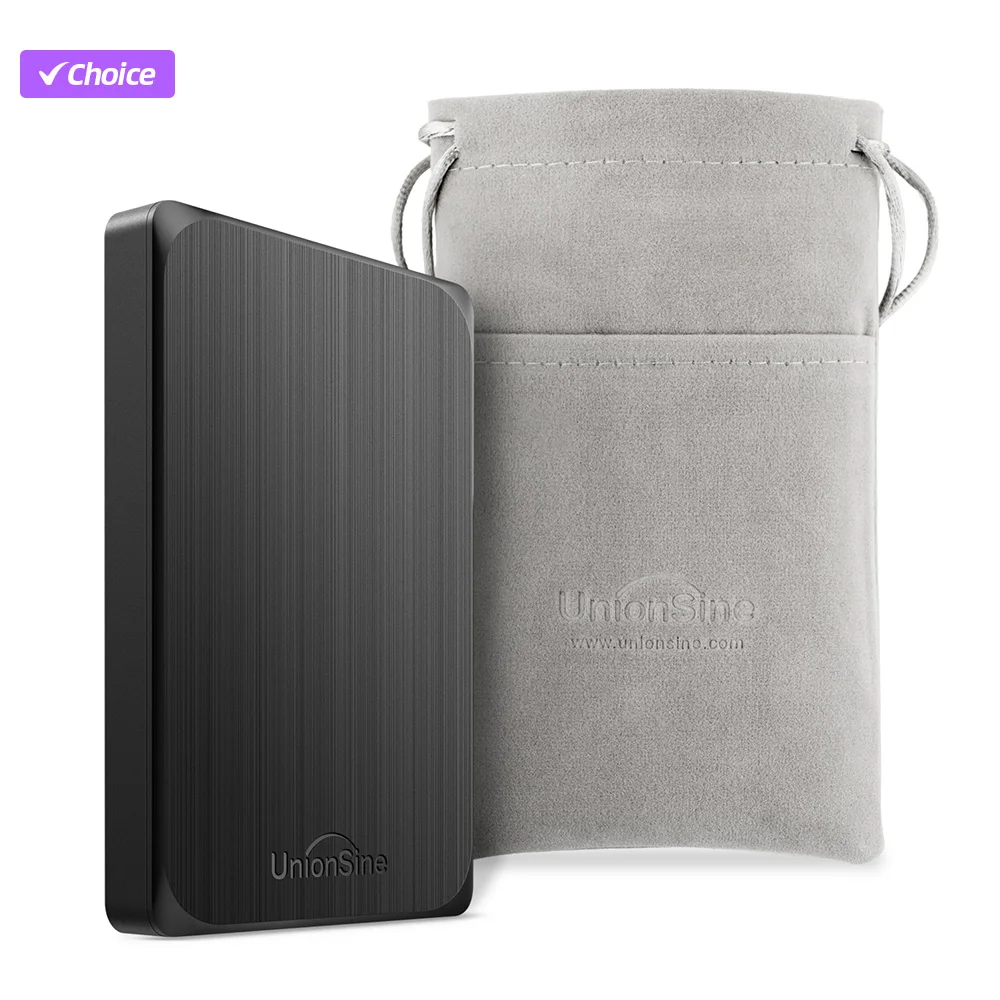 UnionSine Портативный Внешний Жесткий Диск 250GB/320GB/500GB/750GB/1TB - Компактное Хранение для Путешествий (Файлы/Фото/Игры PS4/PS5/Xbox/PC Windows/macOS) | Включает Мягкий Чехол
UnionSine Портативный Внешний Жесткий Диск 250GB/320GB/500GB/750GB/1TB - Компактное Хранение для Путешествий (Файлы/Фото/Игры PS4/PS5/Xbox/PC Windows/macOS) | Включает Мягкий Чехол