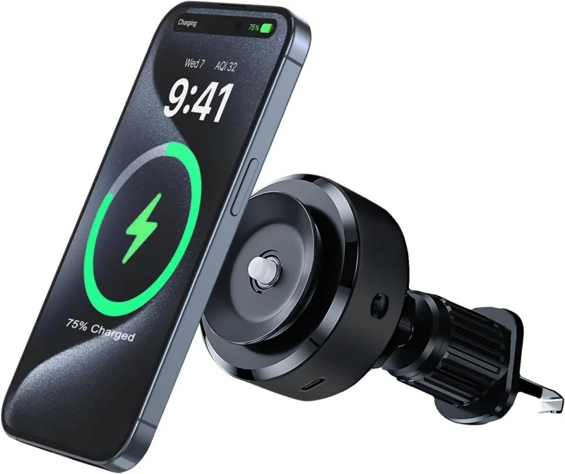 Wireless Car Charger, Phone Mount Holder 15W Fast Charging Auto Clamping Car Charger 3 in 1
Wireless Car Charger, Phone Mount Holder 15W Fast Charging Auto Clamping Car Charger 3 in 1