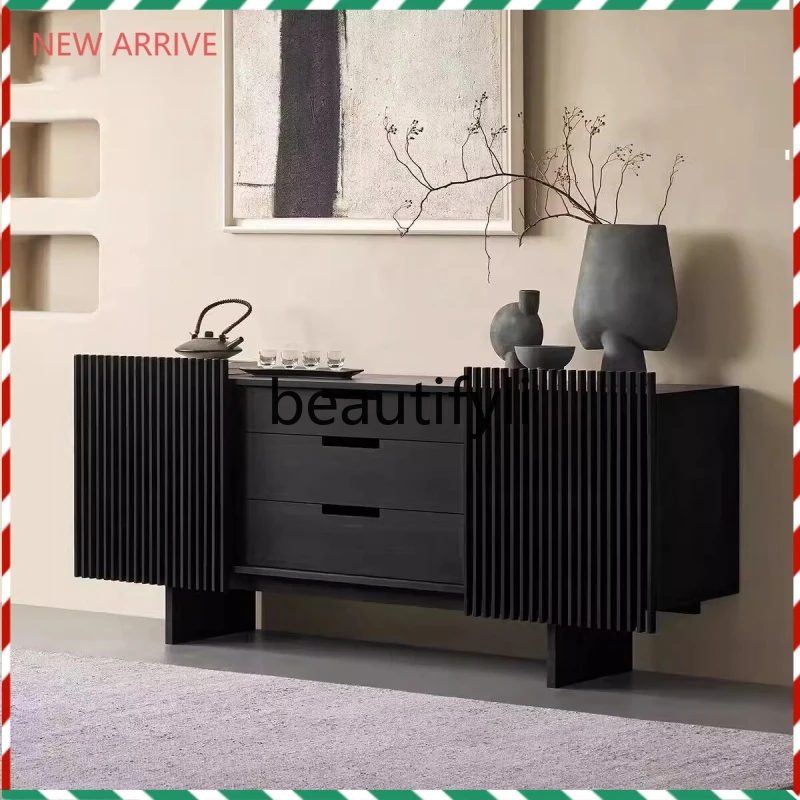 D2520 Medieval solid wood dining side cabinet Nordic retro locker modern simple black wine cabinet premium
D2520 Medieval solid wood dining side cabinet Nordic retro locker modern simple black wine cabinet premium