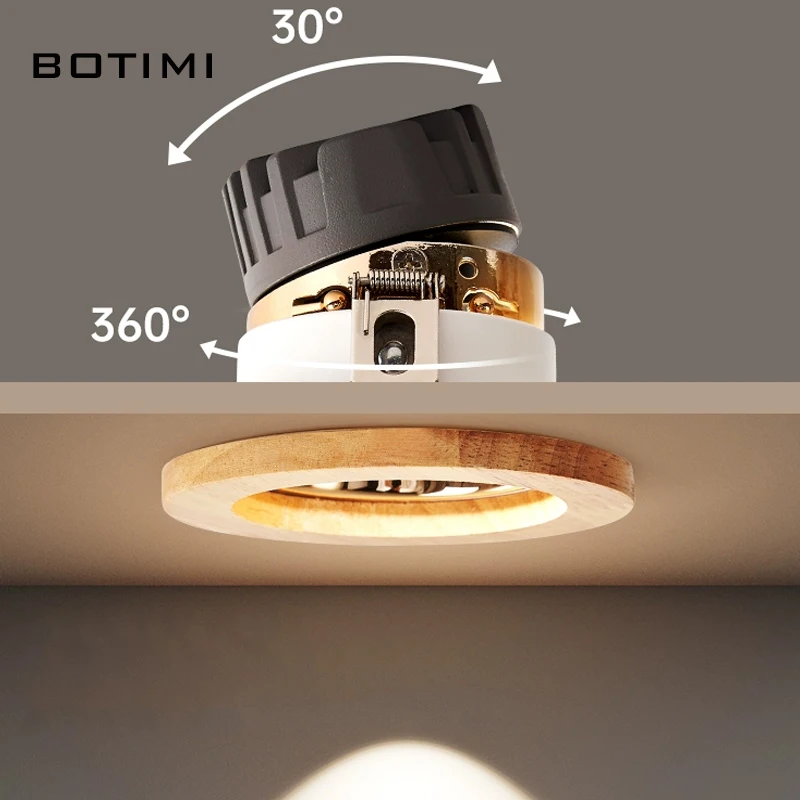 BOTIMI Cutting Hole 75-95MM Aluminium LED Ceiling Lights Corridor Round Wooden Ceiling Lamp Wood Made Surface Mounted Lighting
BOTIMI Cutting Hole 75-95MM Aluminium LED Ceiling Lights Corridor Round Wooden Ceiling Lamp Wood Made Surface Mounted Lighting