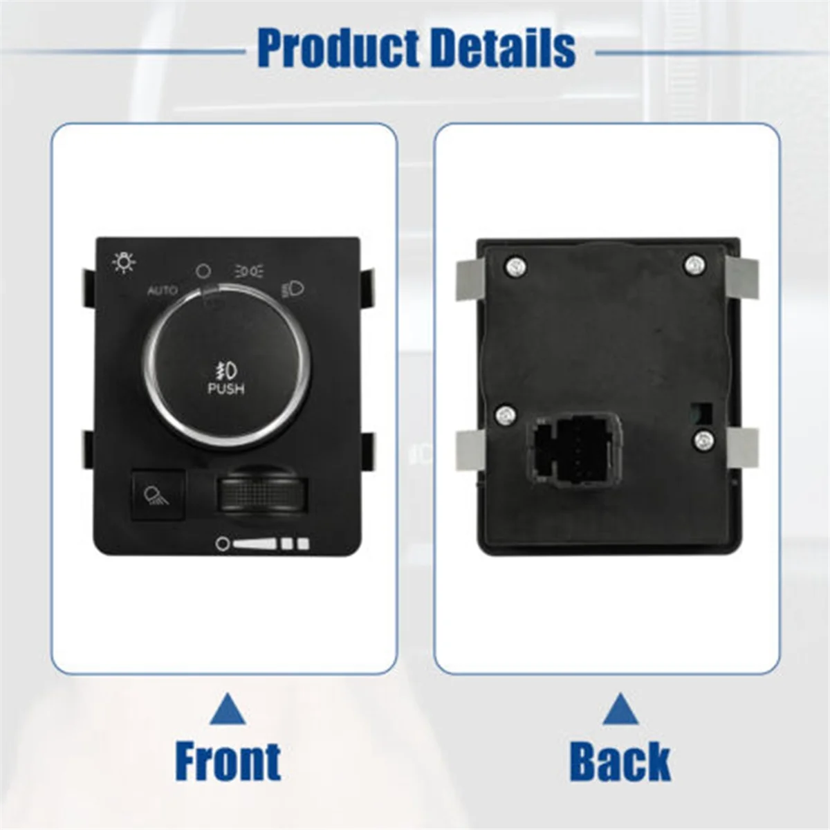 4602918AA Head Light Lamp Dimmer Switch for Dodge Ram 1500 2500 3500 4500 Headlight Switch Headlight Regulator -N26R
4602918AA Head Light Lamp Dimmer Switch for Dodge Ram 1500 2500 3500 4500 Headlight Switch Headlight Regulator -N26R