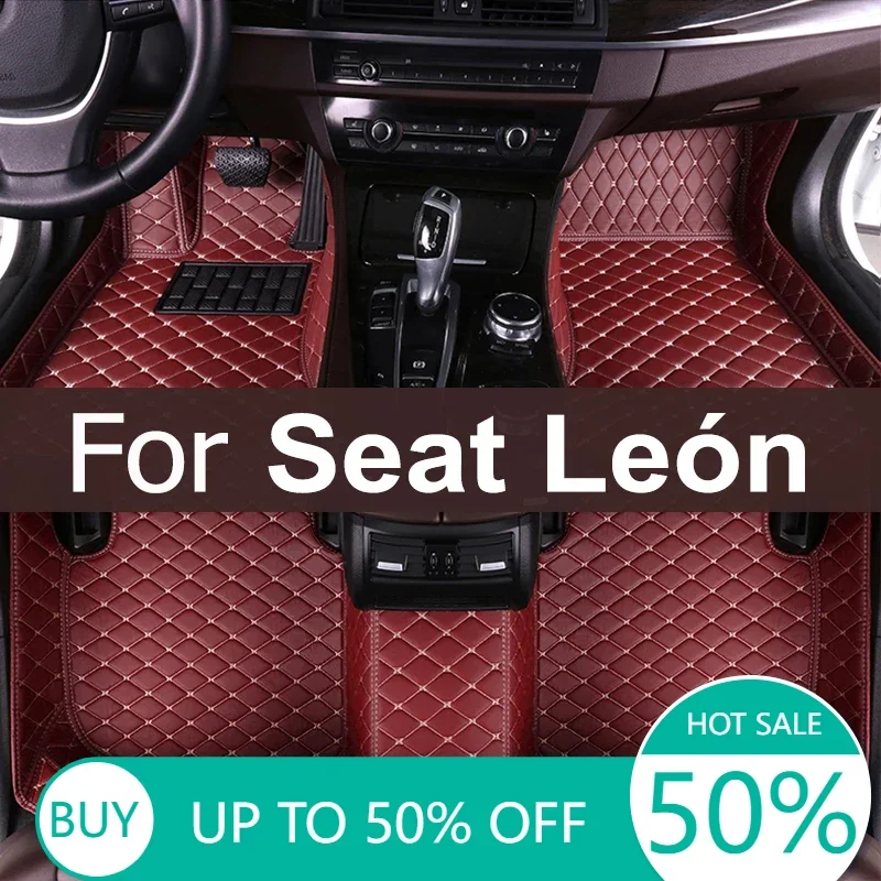 Автомобильный напольный коврик для сиденья Leon 5F 2013 ~ 2019, водонепроницаемый автомобильный коврик, набор автомобильных ковриков, автомобильные аксессуары
Автомобильный напольный коврик для сиденья Leon 5F 2013 ~ 2019, водонепроницаемый автомобильный коврик, набор автомобильных ковриков, автомобильные аксессуары