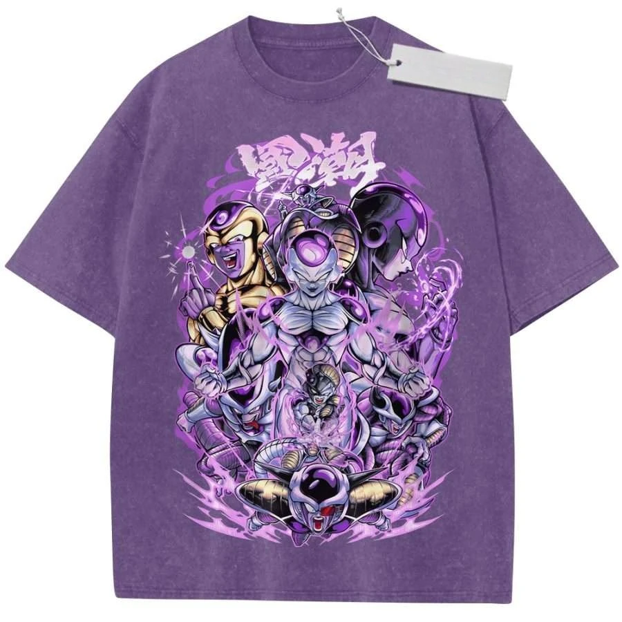 2026 Summer Men's Purple Washed T - Shirt Dragon Ball Frieza Evolution Purple Aura High - Quality Fabric for Casual Shopping
2026 Summer Men's Purple Washed T - Shirt Dragon Ball Frieza Evolution Purple Aura High - Quality Fabric for Casual Shopping