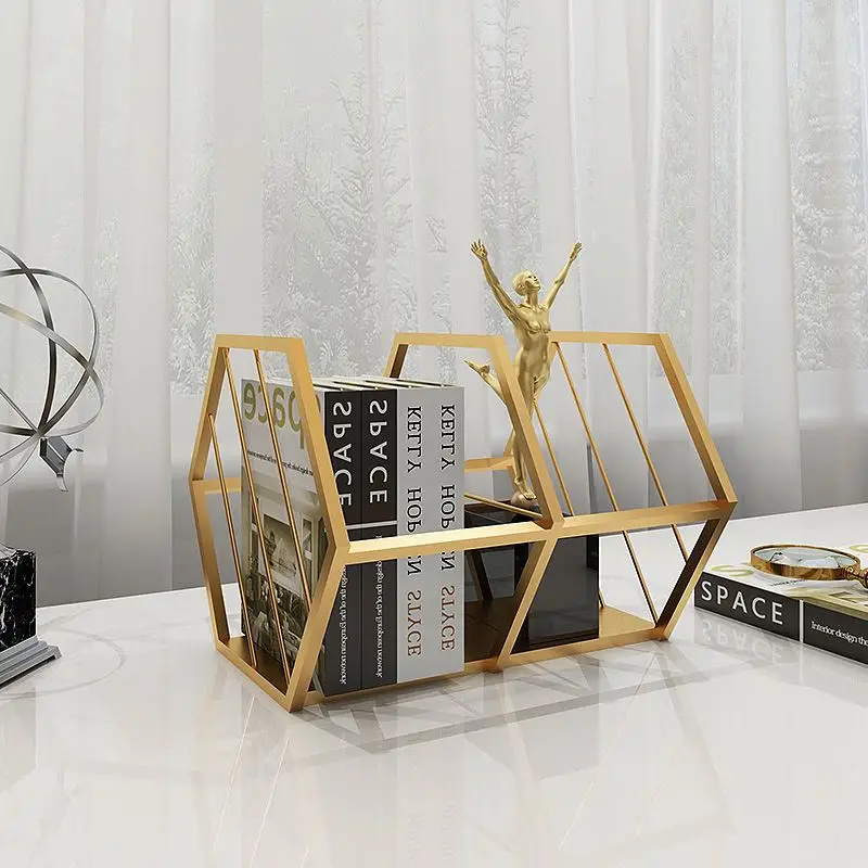 Cheap Multicolor Modern Simple Hexagonal Metal Frame Office Storage Holder Mini Desktop Magazine Storage Rack
Cheap Multicolor Modern Simple Hexagonal Metal Frame Office Storage Holder Mini Desktop Magazine Storage Rack