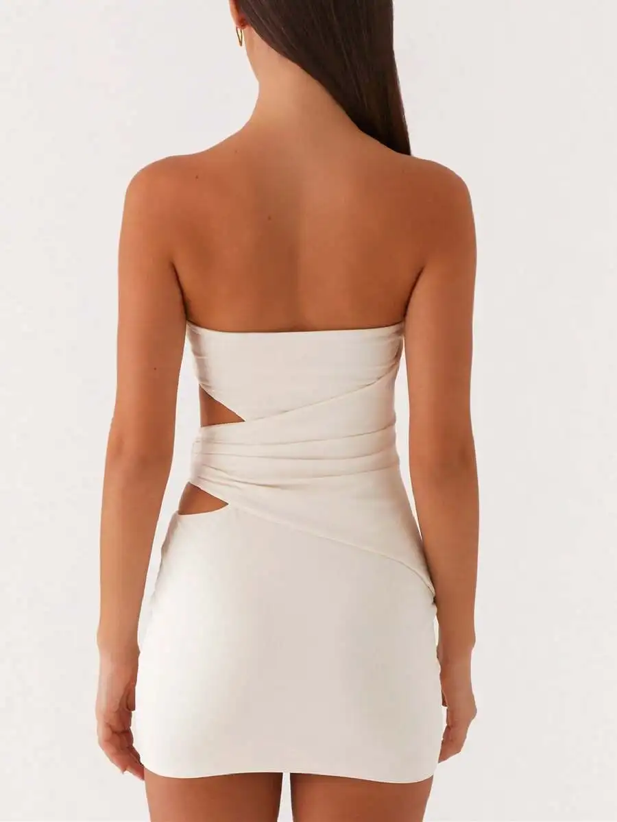 Strapless Mini Dress Women Slim Fit Side Cut Out Bodycon Party Cocktail Clubwear
Strapless Mini Dress Women Slim Fit Side Cut Out Bodycon Party Cocktail Clubwear