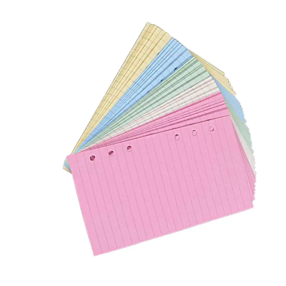 100 Pages Loose Leaf Paper A6 Size Colorful Transverse Line Notebook Refills Fits 6 Ring Planner Ideal for Notes Diary Finance
100 Pages Loose Leaf Paper A6 Size Colorful Transverse Line Notebook Refills Fits 6 Ring Planner Ideal for Notes Diary Finance