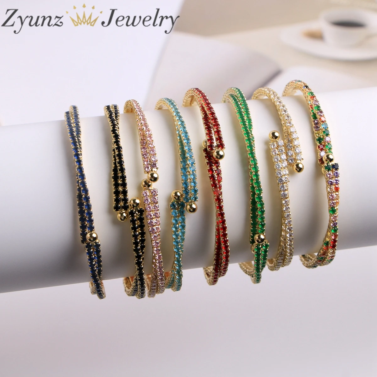 5PCS, Fashion Cubic Zirconia Adjustable Bangle For Women Zircon Thin Bracelets Party Wedding Jewelry Gift
5PCS, Fashion Cubic Zirconia Adjustable Bangle For Women Zircon Thin Bracelets Party Wedding Jewelry Gift