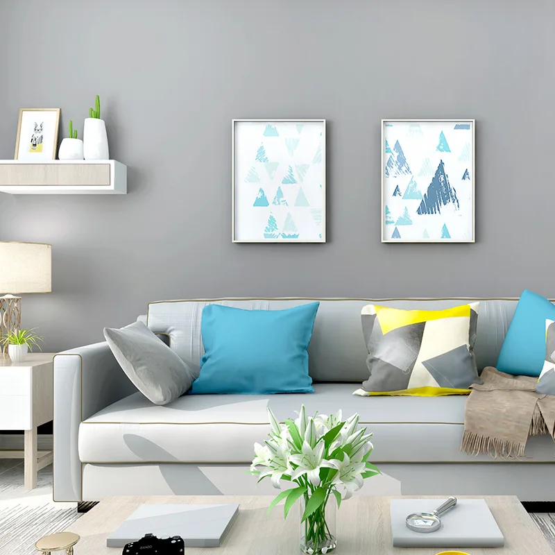 Modern Pure Color Wall Papers Home Decor Solid Color Plain Grey Green Blue Red Wallpaper Roll Bedroom Living Room Wall Mural
Modern Pure Color Wall Papers Home Decor Solid Color Plain Grey Green Blue Red Wallpaper Roll Bedroom Living Room Wall Mural