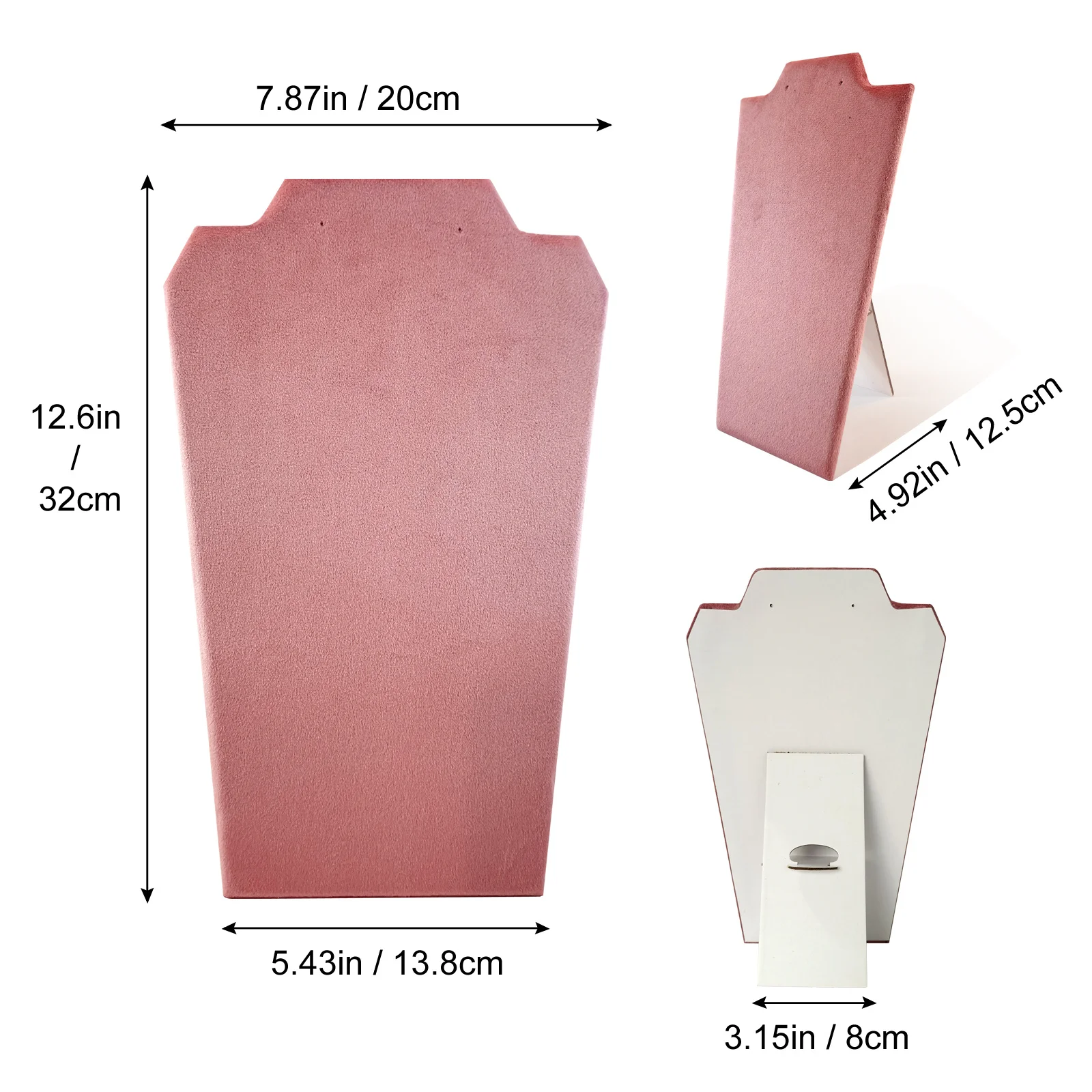 2Pcs Quality Velvet Necklace Earring Display Board Large Size Collarbone Chain Pendant Hanging Jewelry Necklace Display Stand
2Pcs Quality Velvet Necklace Earring Display Board Large Size Collarbone Chain Pendant Hanging Jewelry Necklace Display Stand