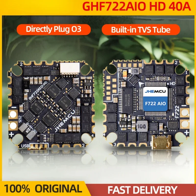 JHEMCU GHF722AIO-HD 40A AIO FC w/ OSD & BlackBox - 4in1 ESC 2-6S FPV Freestyle Cinewhoop Drone
JHEMCU GHF722AIO-HD 40A AIO FC w/ OSD & BlackBox - 4in1 ESC 2-6S FPV Freestyle Cinewhoop Drone