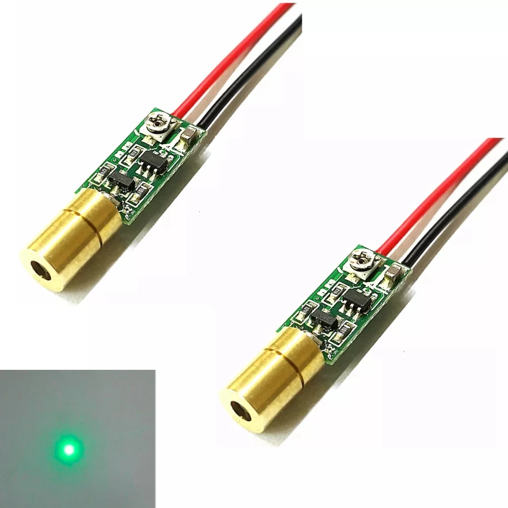 2pcs Mini Type 515nm 520nm 5mw Grass Green Dot light Laser Module Lights 6mm Diameter 3V
2pcs Mini Type 515nm 520nm 5mw Grass Green Dot light Laser Module Lights 6mm Diameter 3V