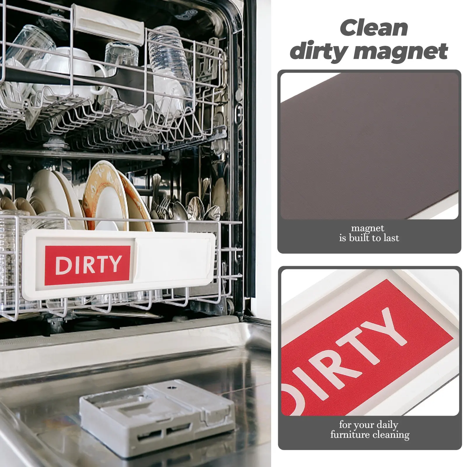 2 шт. магнитных индикатора чистоты/грязности для посудомоечной машины, стиральной машины, для кухни, дома, прачечной, надежный магнитный трекер состояния
2 шт. магнитных индикатора чистоты/грязности для посудомоечной машины, стиральной машины, для кухни, дома, прачечной, надежный магнитный трекер состояния