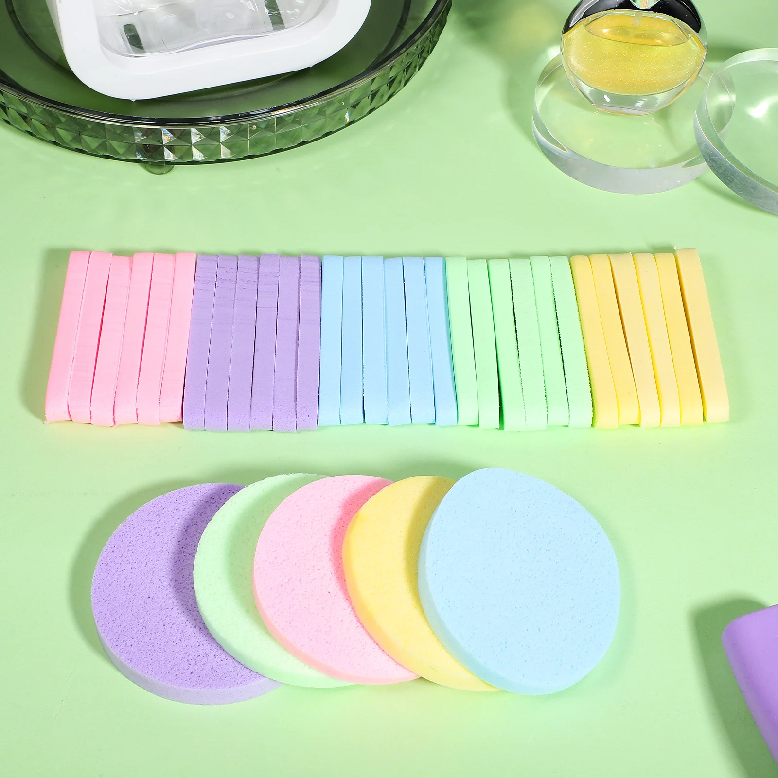 120 Pcs Compressed Facial Sponges Disposable Exfoliator Mat Yellow Pink Makeup Sponges
120 Pcs Compressed Facial Sponges Disposable Exfoliator Mat Yellow Pink Makeup Sponges