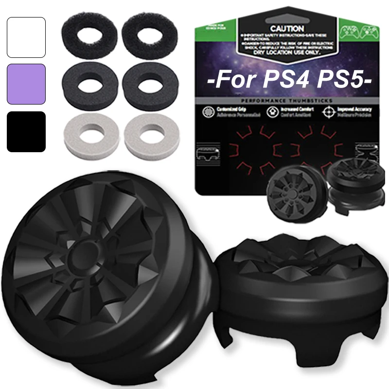 High-Rise Performance Thumbsticks for Playstation 4 5 Joystick Analog Stick Caps Soft Precision Ring for PS4/PS5/8BitDo Ultimate
High-Rise Performance Thumbsticks for Playstation 4 5 Joystick Analog Stick Caps Soft Precision Ring for PS4/PS5/8BitDo Ultimate