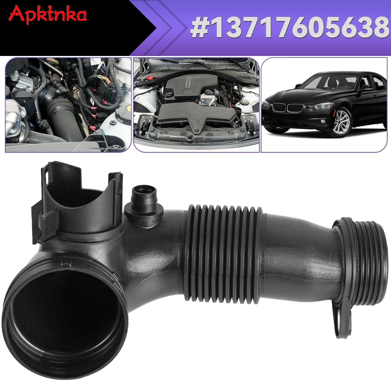 Air Intake Tube Hose Pipe For BMW 228i 320i 328i 428i 528i X1 X3 X4 X5 Z4 2012-2018 Engine N20 2.0L 13717605638 Car Accessories
Air Intake Tube Hose Pipe For BMW 228i 320i 328i 428i 528i X1 X3 X4 X5 Z4 2012-2018 Engine N20 2.0L 13717605638 Car Accessories