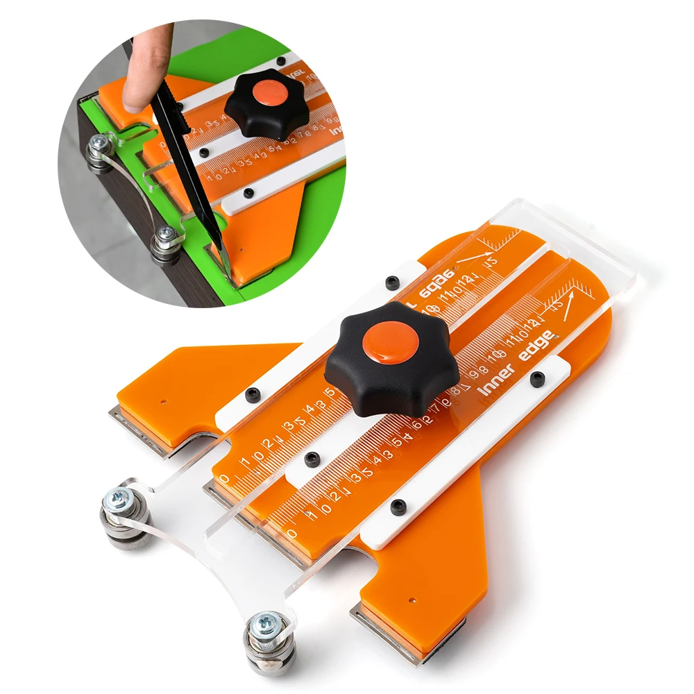 FOSHIO 1cm~12cm Edge Trimming Template Precise Margin Positioning Jig for Woodwork Furniture Protective Film Edge-Guided Cutting
FOSHIO 1cm~12cm Edge Trimming Template Precise Margin Positioning Jig for Woodwork Furniture Protective Film Edge-Guided Cutting