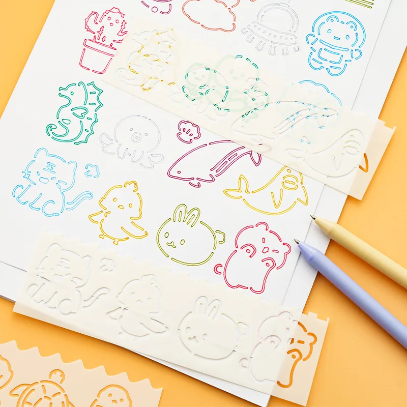 4pcs Cartoon Stencils Cute Animal Pattern Hollow Drawing Template Student Graffiti Stencils
4pcs Cartoon Stencils Cute Animal Pattern Hollow Drawing Template Student Graffiti Stencils