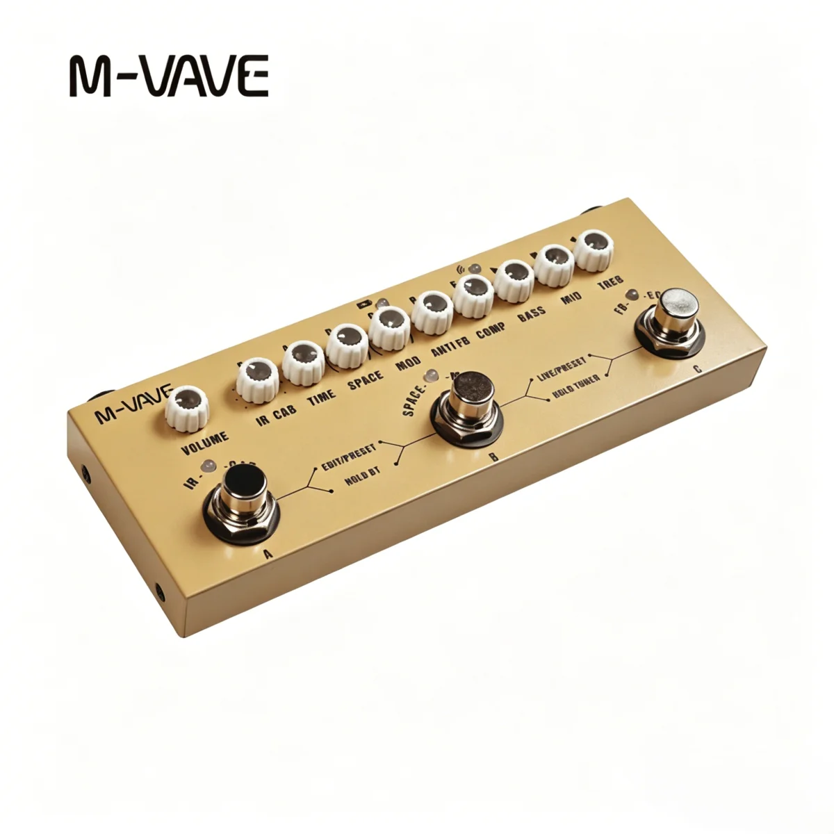 M-VAVE Cube Baby AC Multi Effects Pedal for Acoustic Guitar, with IR Loading 9 AMP Models Delay Chorus Reverb Built-in Battery
M-VAVE Cube Baby AC Multi Effects Pedal for Acoustic Guitar, with IR Loading 9 AMP Models Delay Chorus Reverb Built-in Battery