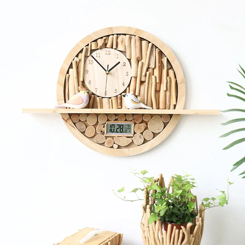 Chic Ins Rural Wind Wall Clock with Calendar Creative Free Punch Home Decor Fashionable Restaurant Shelf Decorative Timepiece
Chic Ins Rural Wind Wall Clock with Calendar Creative Free Punch Home Decor Fashionable Restaurant Shelf Decorative Timepiece