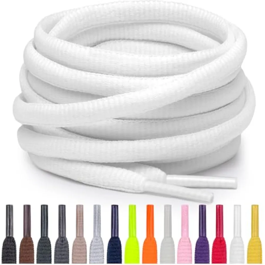 Oval Athletic Shoe Laces, Multiple Lengths and Colors Available
Oval Athletic Shoe Laces, Multiple Lengths and Colors Available
