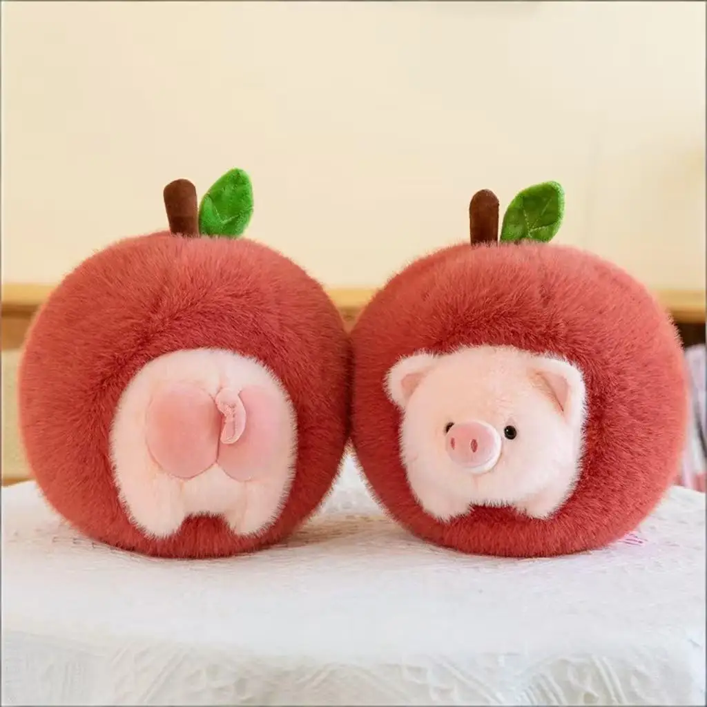 25/30cm Cute Apple Pig Plush Toy Soft Stuffed Animal Doll Pillow Sofa Bedroom Cushion Decor Kids Boys Girl Birthday Holiday Gift
25/30cm Cute Apple Pig Plush Toy Soft Stuffed Animal Doll Pillow Sofa Bedroom Cushion Decor Kids Boys Girl Birthday Holiday Gift