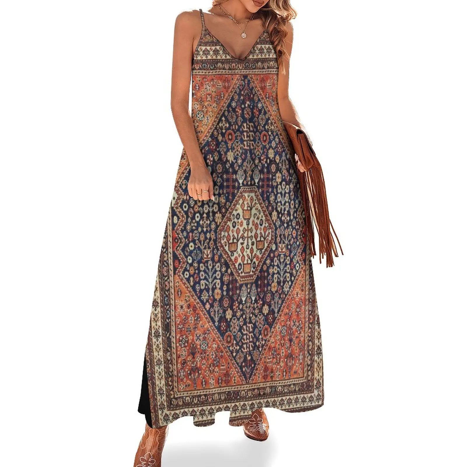 Antique Abadeh Persian Carpet Print Sleeveless Dress bandage dress Women's clothing women's clothing trend 2025 Dress
Antique Abadeh Persian Carpet Print Sleeveless Dress bandage dress Women's clothing women's clothing trend 2025 Dress