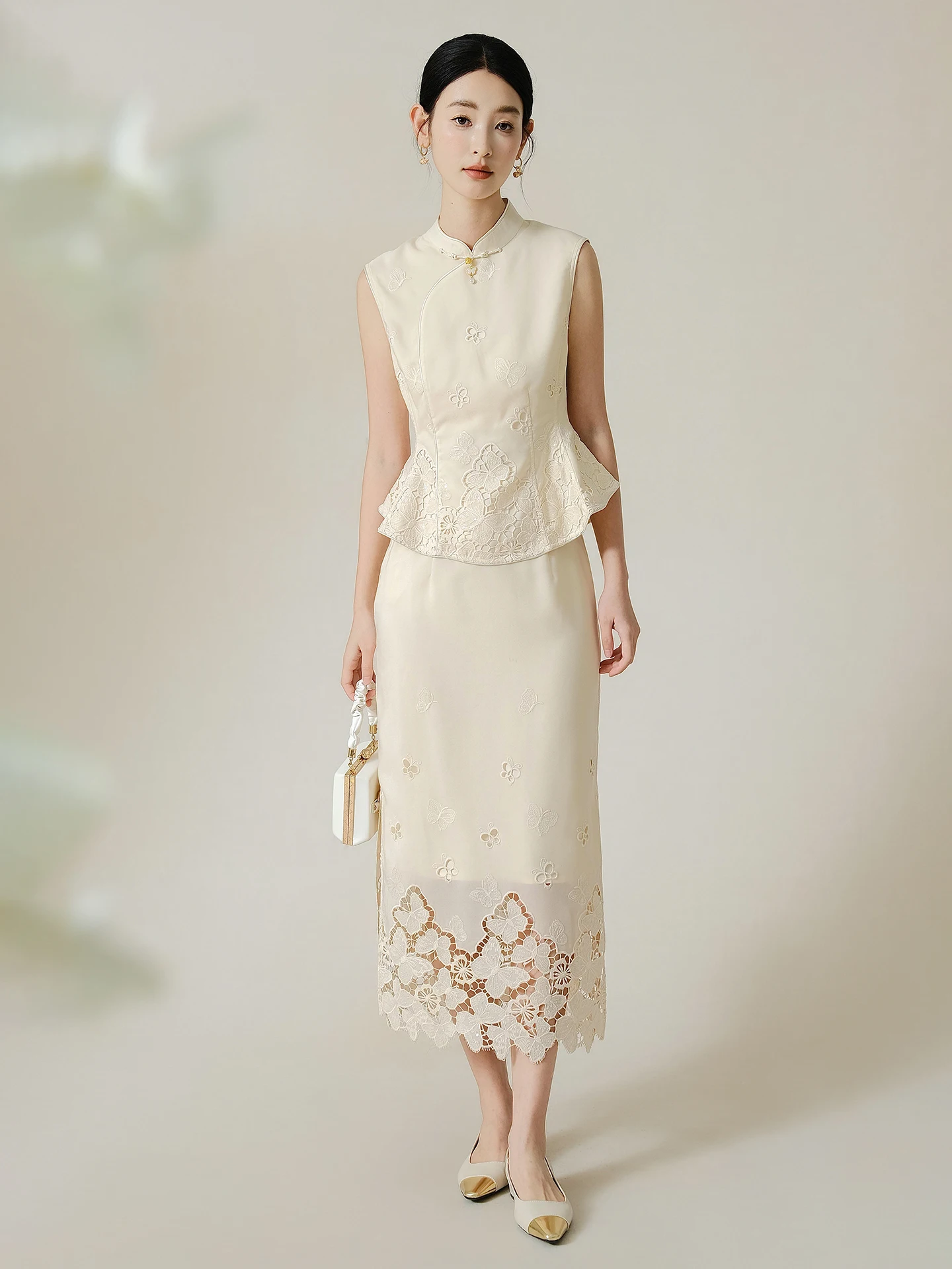 Ele New Chinese Sle Heavy Work Lace Hollow out Svel Qipao Dr Set Summer Trendy ibaile Su89 Свободный крой Polye...
Ele New Chinese Sle Heavy Work Lace Hollow out Svel Qipao Dr Set Summer Trendy ibaile Su89 Свободный крой Polye...