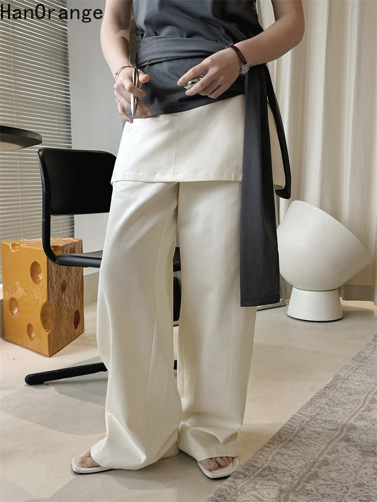 HanOrange 2026 Spring Fashion Non Detachable Fart Curtain Pants Women with Layered Design Trousers Apricot/Dark Gray/Navy Blue
HanOrange 2026 Spring Fashion Non Detachable Fart Curtain Pants Women with Layered Design Trousers Apricot/Dark Gray/Navy Blue