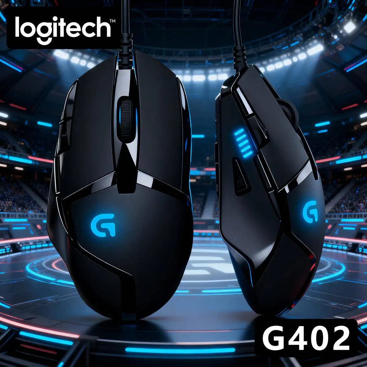 Logitech G402 Wired Gaming Mouse, 4000 DPI Optical Sensor, 8 Custom Buttons, Fusion Engine, 1ms Report Rate, 500 IPS, Ergonomic
Logitech G402 Wired Gaming Mouse, 4000 DPI Optical Sensor, 8 Custom Buttons, Fusion Engine, 1ms Report Rate, 500 IPS, Ergonomic