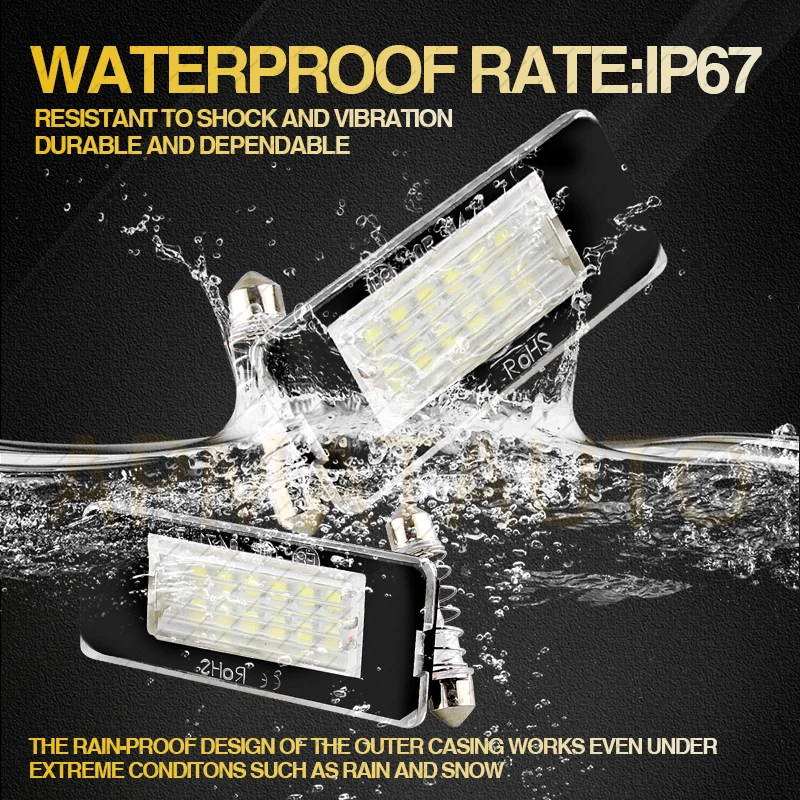 For Mini Cooper R56 R57 R58 R59 R50 R52 R53 LED License Plate Light White Car Number Lamp Error Free OEM:51132756227 Accessories
For Mini Cooper R56 R57 R58 R59 R50 R52 R53 LED License Plate Light White Car Number Lamp Error Free OEM:51132756227 Accessories