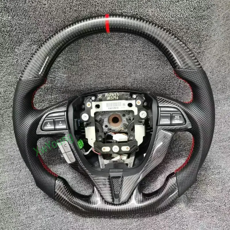 For Honda Accord Coupe 8th GEN 2008-2012 / Crosstour Odyssey 2010-2013 Customized 100% Real Carbon Fiber Car Steering Wheel
For Honda Accord Coupe 8th GEN 2008-2012 / Crosstour Odyssey 2010-2013 Customized 100% Real Carbon Fiber Car Steering Wheel