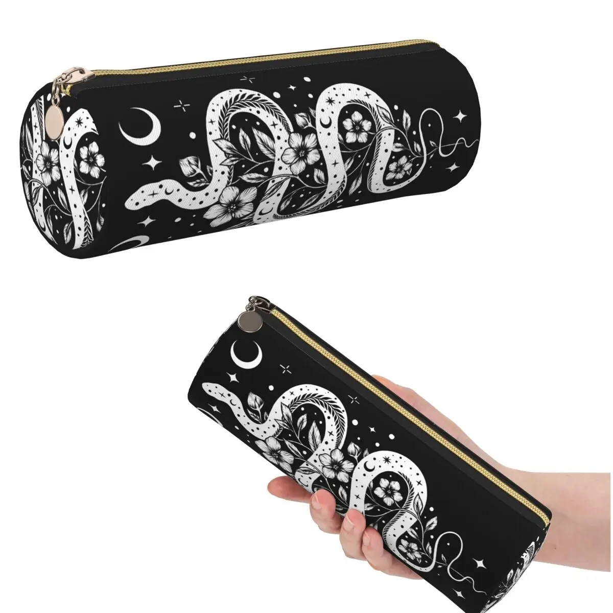Golden Snake And Moon With Flower Pencil Case for Students School Pen Box Pencil Bag Stationery Supplies Pen Holder Bag
Golden Snake And Moon With Flower Pencil Case for Students School Pen Box Pencil Bag Stationery Supplies Pen Holder Bag