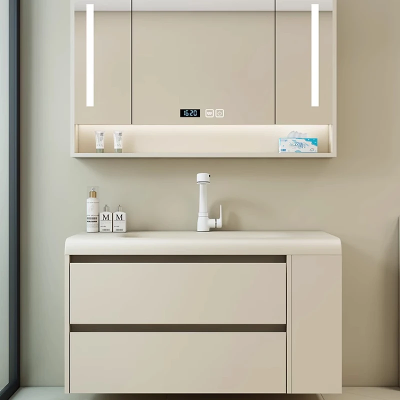 Cream Wind Side Storage Smart Bathroom Cabinet Combination Toilet Wash Table Wash Sink Bathroom Hand Wash Basin
Cream Wind Side Storage Smart Bathroom Cabinet Combination Toilet Wash Table Wash Sink Bathroom Hand Wash Basin