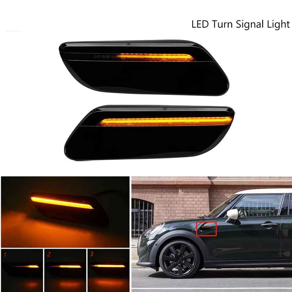 Replacement Dynamic LED Side Turn Signal Indicator Lamp For Mini Cooper F55 F56 F57 LCI2 2023 Car
Replacement Dynamic LED Side Turn Signal Indicator Lamp For Mini Cooper F55 F56 F57 LCI2 2023 Car