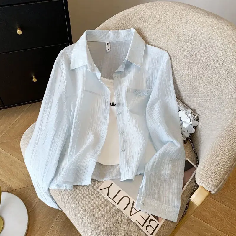 Design Sensation Short Shirt Women's Summer New Style Little Fragrance Style Elegant Beautiful Small Size Top Coat
Design Sensation Short Shirt Women's Summer New Style Little Fragrance Style Elegant Beautiful Small Size Top Coat