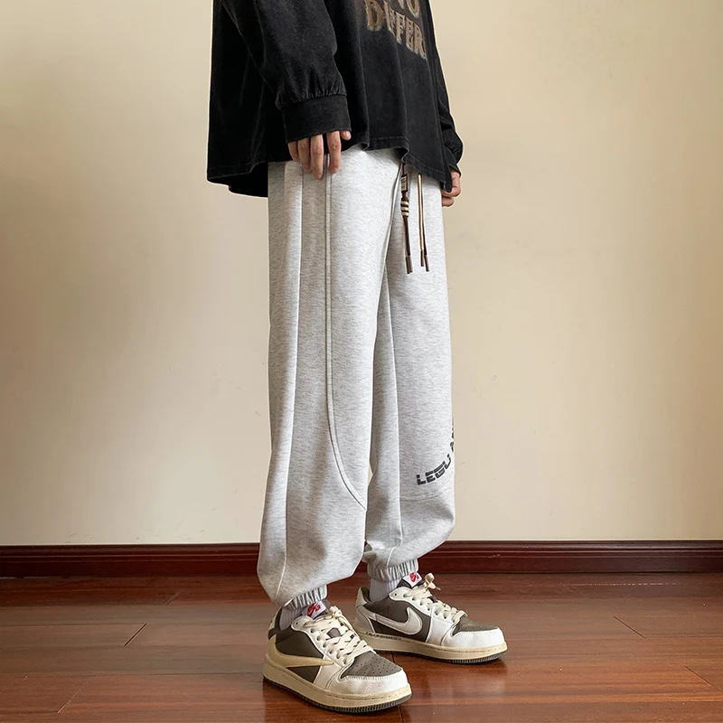 Cool Men's Spor High-Waisted Street Sle Pants Spring Autumn Loose Fit Casual Breathable Cuffed Leisure Trousers
Cool Men's Spor High-Waisted Street Sle Pants Spring Autumn Loose Fit Casual Breathable Cuffed Leisure Trousers