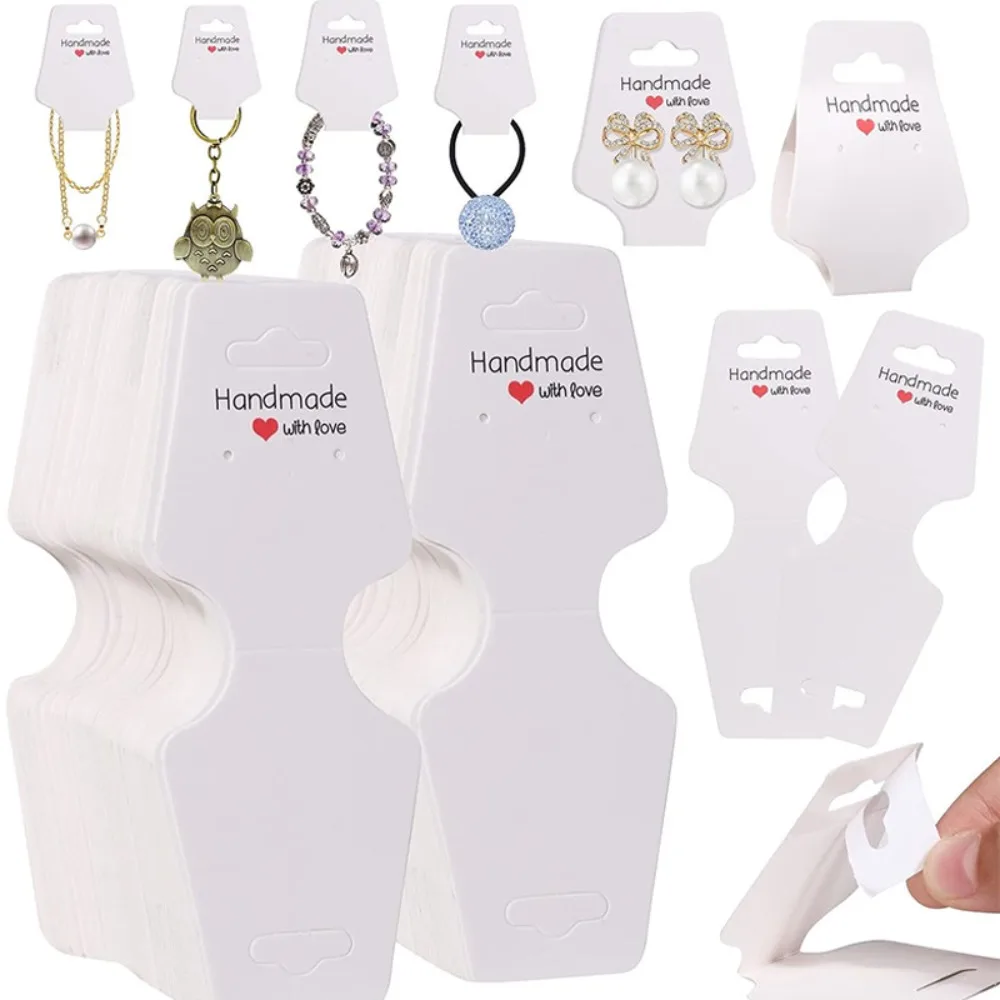 100pcs Foldable Jewelry Display Card Kraft Paper Necklace Display DIY Jewelry Display Card Self-adhesive Sturdy
100pcs Foldable Jewelry Display Card Kraft Paper Necklace Display DIY Jewelry Display Card Self-adhesive Sturdy