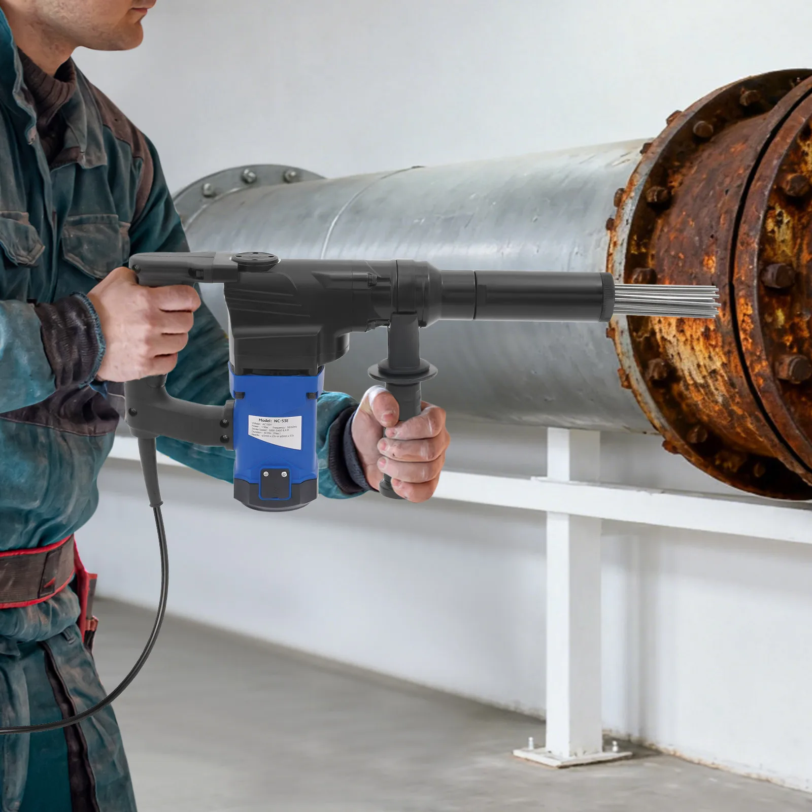 Промышленный инструмент для удаления ржавчины Мощный инструмент для удаления ржавчины Высокомощный электрический игольчатый скалер Пистолет с рукояткой Очиститель шлака
Промышленный инструмент для удаления ржавчины Мощный инструмент для удаления ржавчины Высокомощный электрический игольчатый скалер Пистолет с рукояткой Очиститель шлака