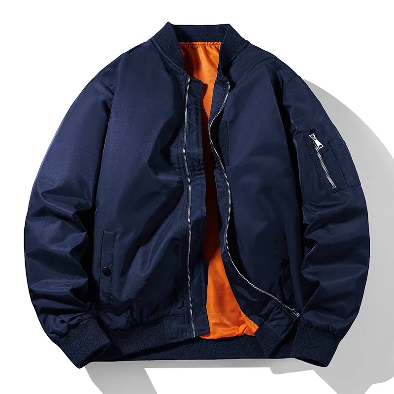 Men Fashion Aviator Baseball Jacket New Outerwears for Men S-5xl Solid Color Bomber Jacket Spring Autumn Ropa Hombre Jackets
Men Fashion Aviator Baseball Jacket New Outerwears for Men S-5xl Solid Color Bomber Jacket Spring Autumn Ropa Hombre Jackets