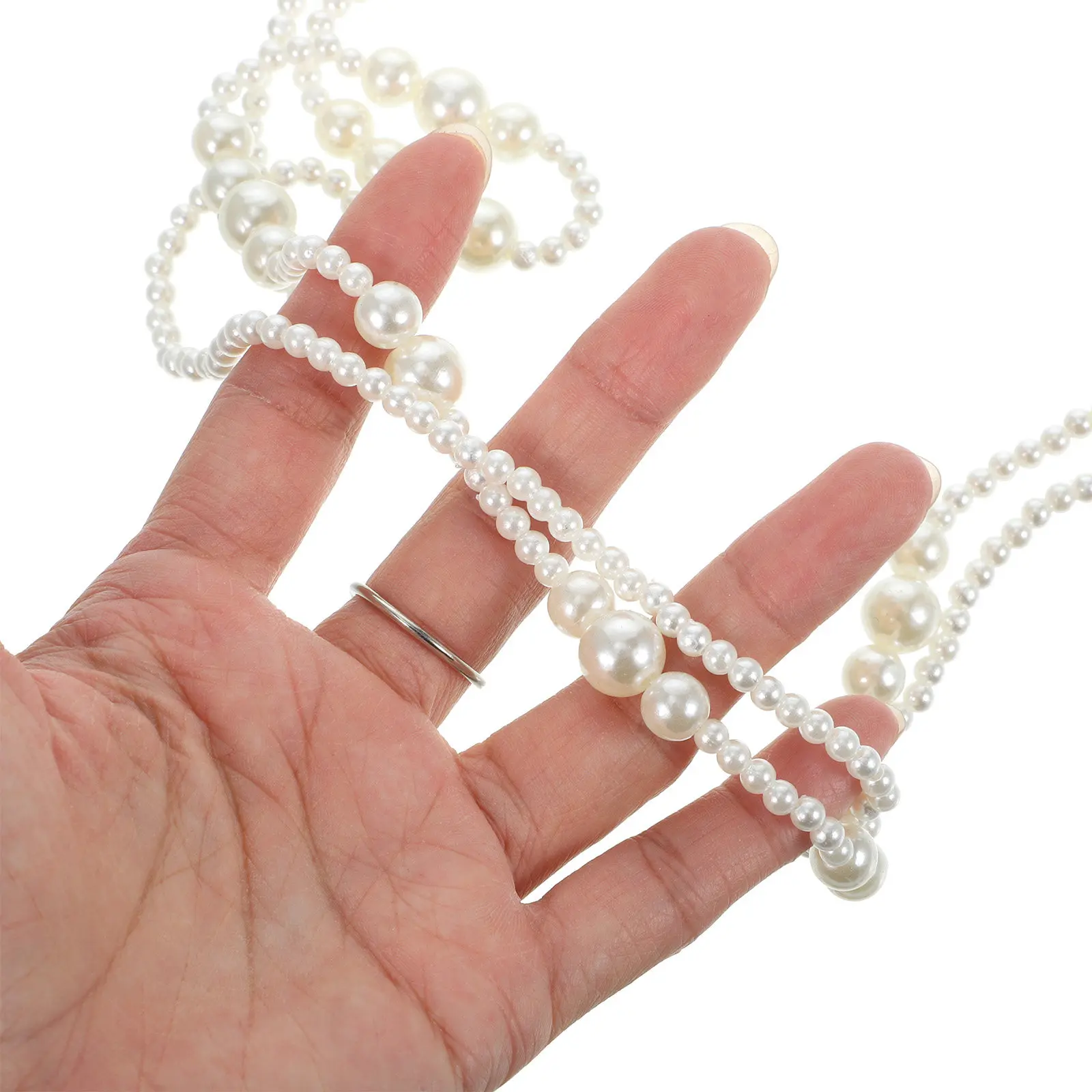 3Pcs Pearl Hair Chains Women's Elegant Chain-Style Hair Extensions with Pearl Accents for Casual Formal Occasions Jewelry
3Pcs Pearl Hair Chains Women's Elegant Chain-Style Hair Extensions with Pearl Accents for Casual Formal Occasions Jewelry