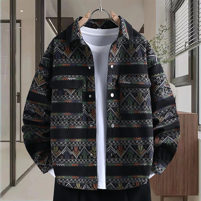 2026 Spring /Autumn men Long-sleeved Denim Jackets Men's Handsome Loose High Street Personalized Casual Jacket Top Male Clothes
2026 Spring /Autumn men Long-sleeved Denim Jackets Men's Handsome Loose High Street Personalized Casual Jacket Top Male Clothes