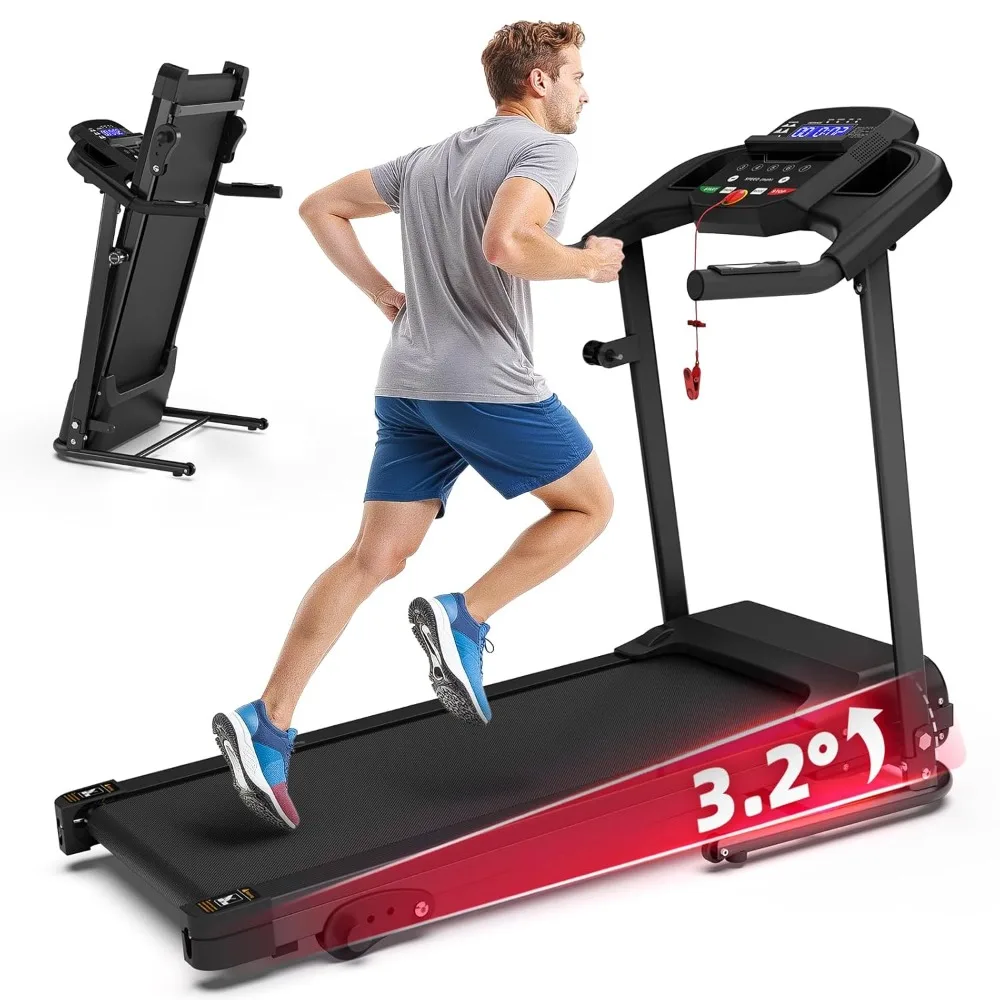 Foldable Treadmill with Incline, 2.5HP Quiet Motor & 350lb Capacity - Compact Treadmills for Home Small Spaces,, Customized
Foldable Treadmill with Incline, 2.5HP Quiet Motor & 350lb Capacity - Compact Treadmills for Home Small Spaces,, Customized