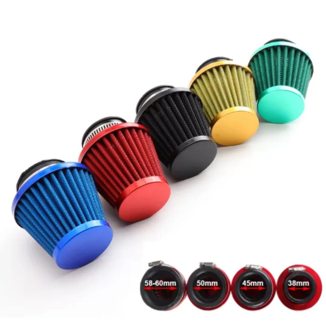 1pc 38mm Universal Motorcycle Air Filter, Short Straight High Flow Cold Air Intake Filter for Dirt Bike Scooter ATV
1pc 38mm Universal Motorcycle Air Filter, Short Straight High Flow Cold Air Intake Filter for Dirt Bike Scooter ATV