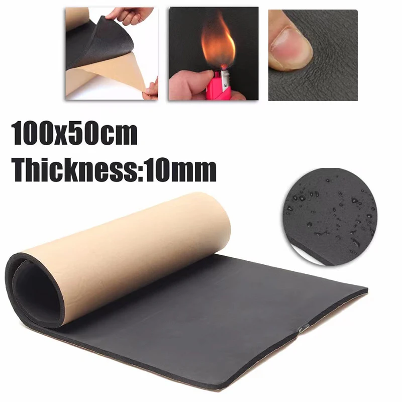 100*50cm Rubber Foam Self-adhesive Tape Car Sound Insulation Flame Retardant Damping Pad Indoor Sound-absorbing Heat-insulating
100*50cm Rubber Foam Self-adhesive Tape Car Sound Insulation Flame Retardant Damping Pad Indoor Sound-absorbing Heat-insulating