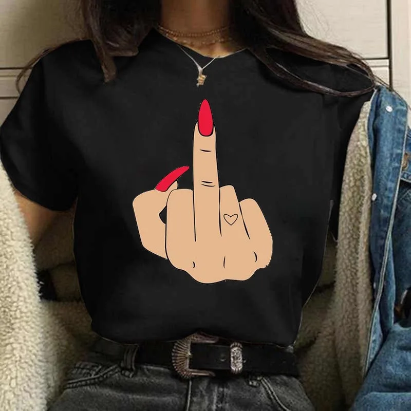 2025 New Women's T-shirt Fashion 3D Printed Cartoon Pattern Nail Give The Finger Funny Breathable Quick Drying Cute Top
2025 New Women's T-shirt Fashion 3D Printed Cartoon Pattern Nail Give The Finger Funny Breathable Quick Drying Cute Top