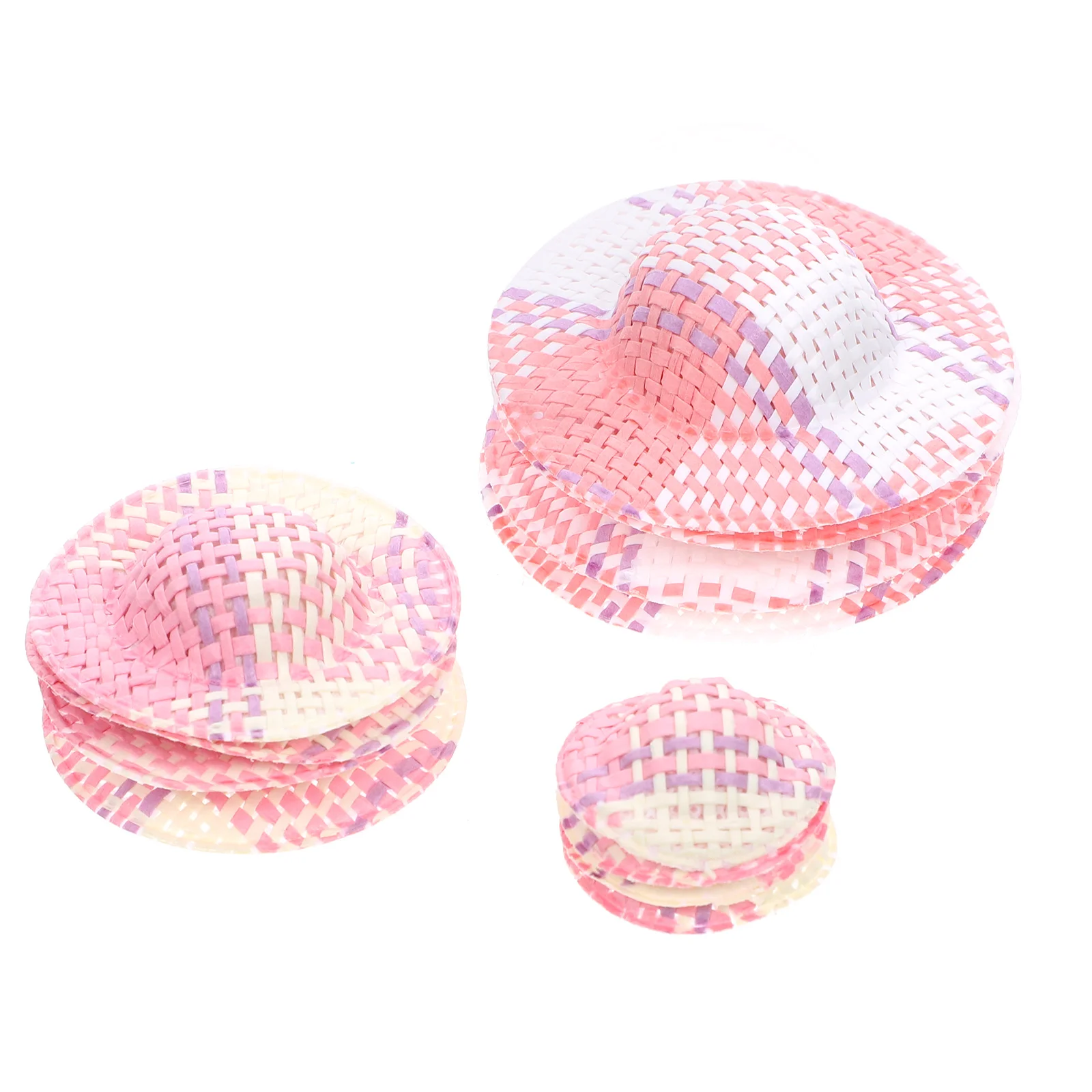 12 Pcs Colorful Striped Hat Mini Miniature Hats Toy Clothing Accessory for Dress-up Dollhouse
12 Pcs Colorful Striped Hat Mini Miniature Hats Toy Clothing Accessory for Dress-up Dollhouse