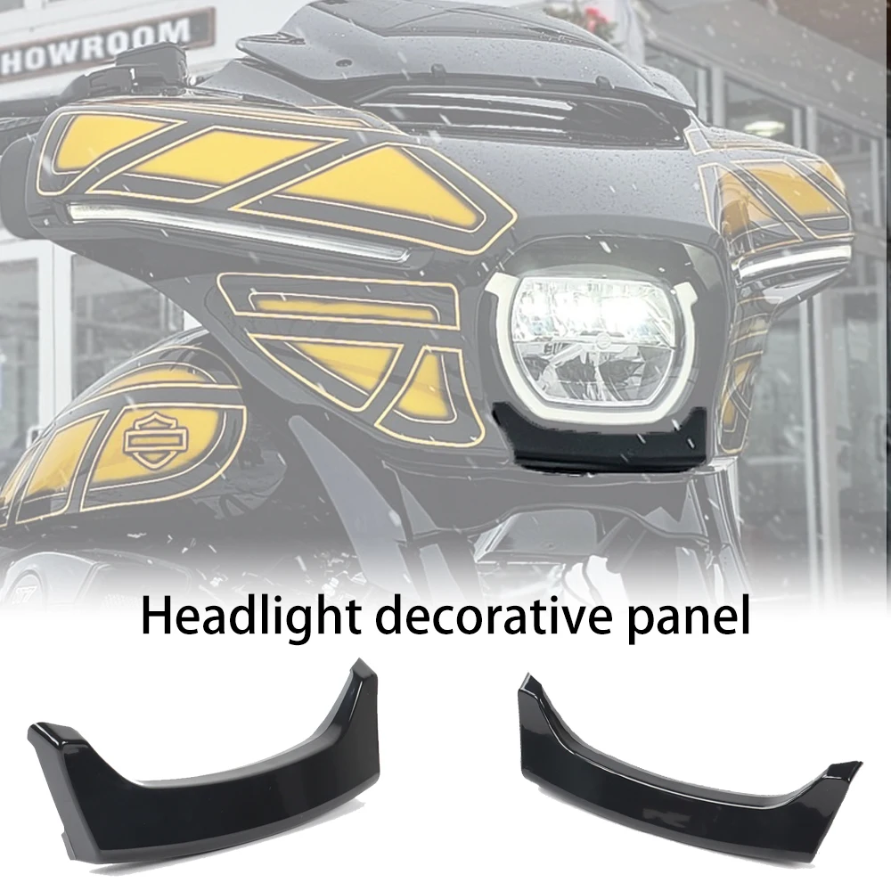 Matched Headlight Trim Panel for Harley Street Glide 2023-2025 - ABS Cover, OEM Replacement, Easy Fit Motorcycle Part
Matched Headlight Trim Panel for Harley Street Glide 2023-2025 - ABS Cover, OEM Replacement, Easy Fit Motorcycle Part