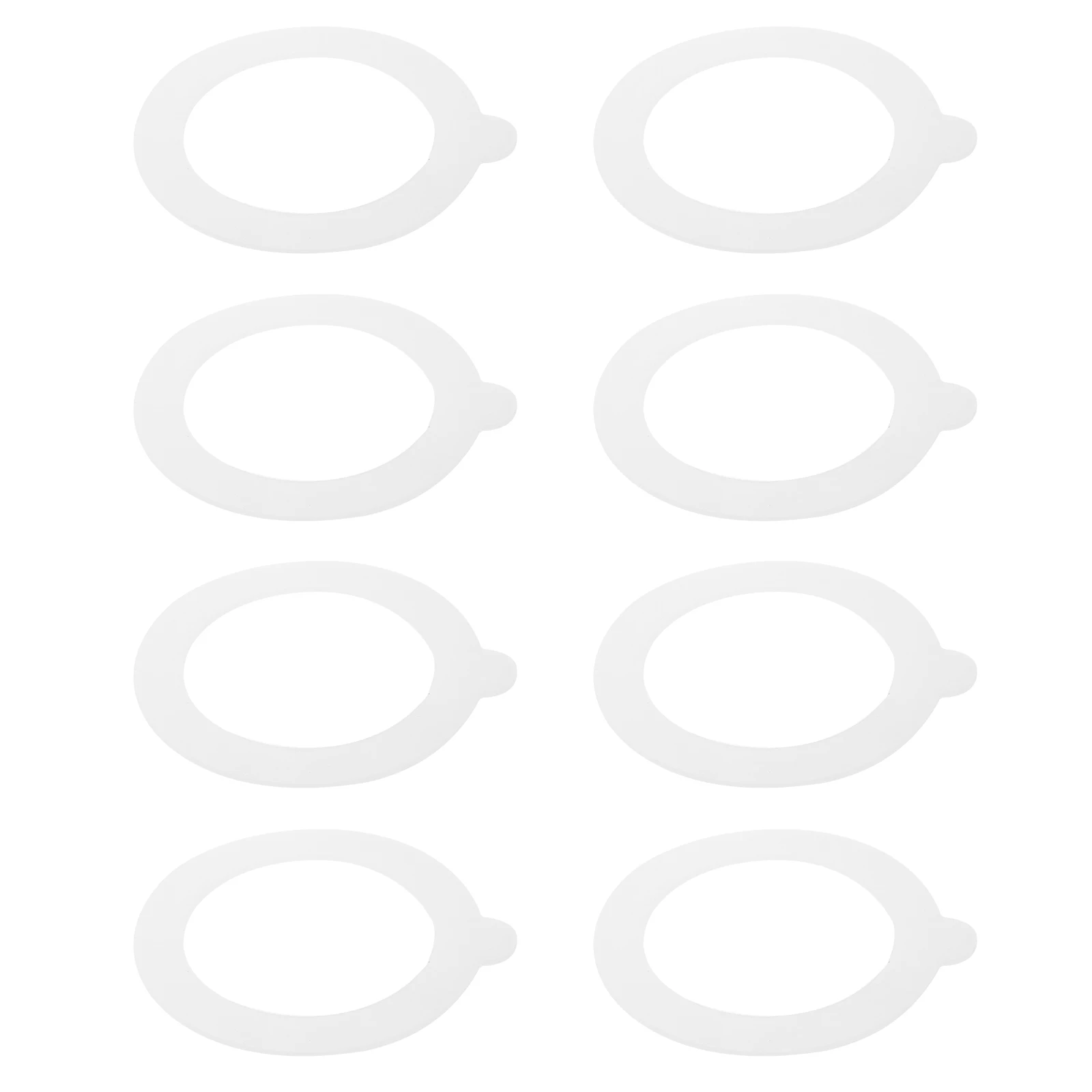 8 Silicone Sealing Gaskets 375mm White 97x70x2mm Canning Jars Wide Mouth Jar Seals Replacement Gaskets Seal
8 Silicone Sealing Gaskets 375mm White 97x70x2mm Canning Jars Wide Mouth Jar Seals Replacement Gaskets Seal