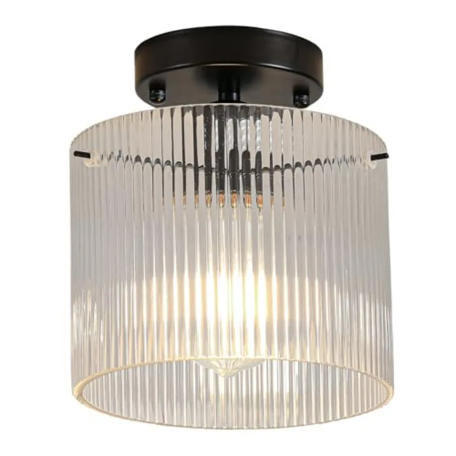 Modern Semi Flush Mount Ceiling Light Industrial Clear Glass Ceiling Light Crystal Ceiling Lamp Farmhouse Hallway Light Fixture
Modern Semi Flush Mount Ceiling Light Industrial Clear Glass Ceiling Light Crystal Ceiling Lamp Farmhouse Hallway Light Fixture