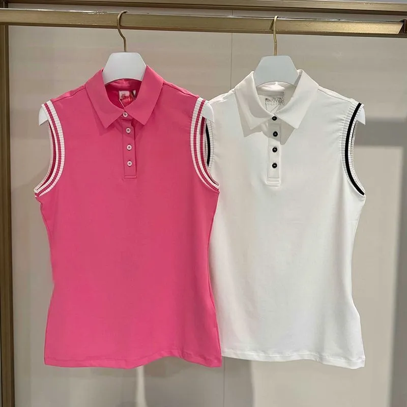 New Women's Golf Apparel: Stylish Sleeveless Collared Slim-Fit T-Shirt Polo Shirt—A Versatile Top
New Women's Golf Apparel: Stylish Sleeveless Collared Slim-Fit T-Shirt Polo Shirt—A Versatile Top